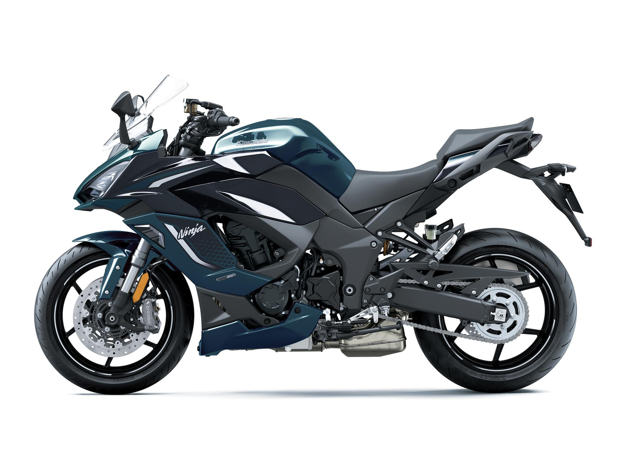 2026 Kawasaki Ninja 1100SX SE Metallic Deep Blue sol yan görünüm