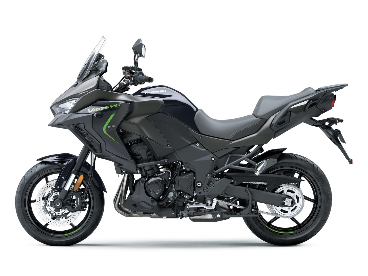 Kawasaki Versys 1100 Metallic Matte Graphenesteel Gray sol yan görünüm