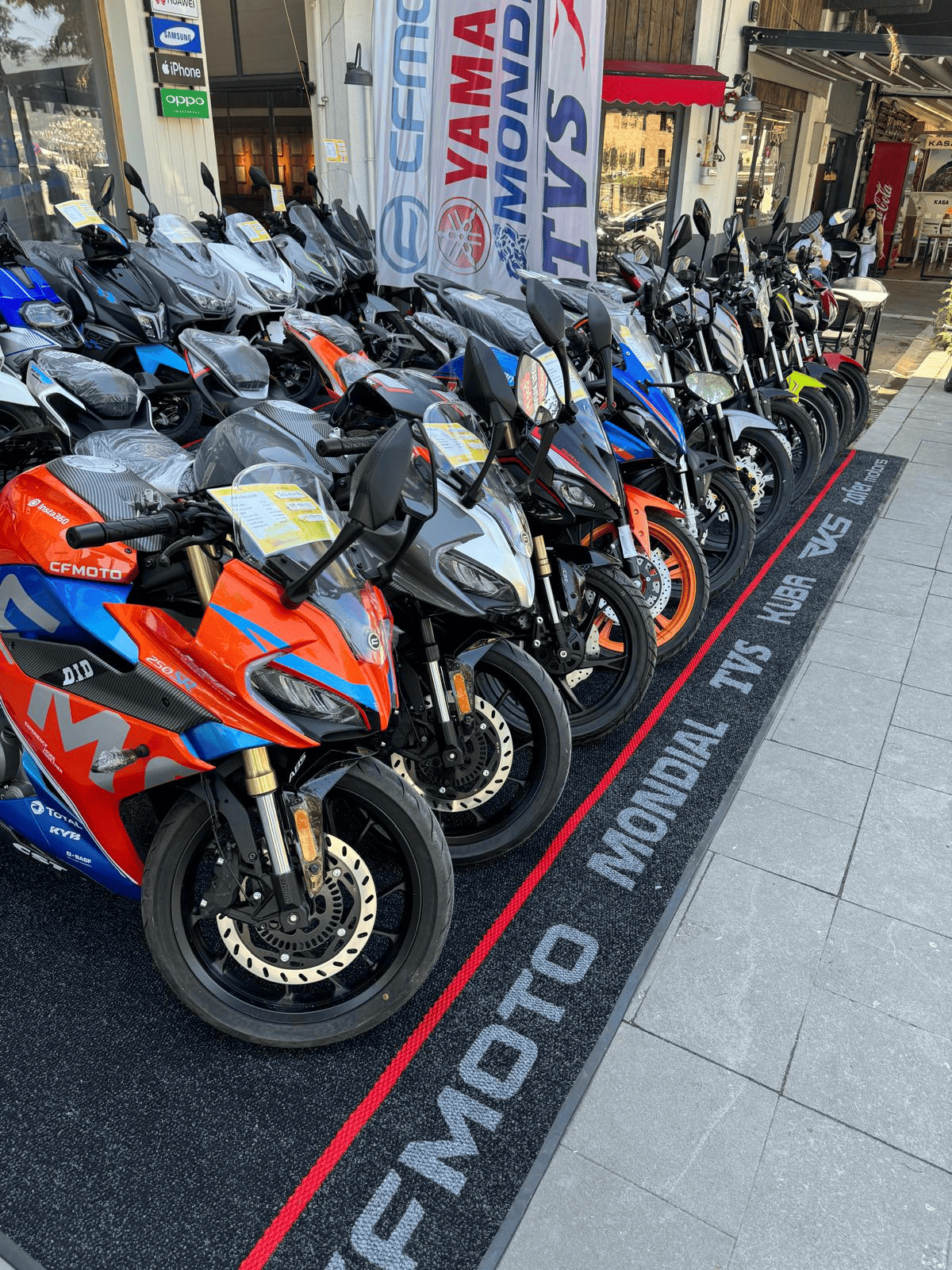 Zafer Meydan Motomall CFMOTO Mondial TVS