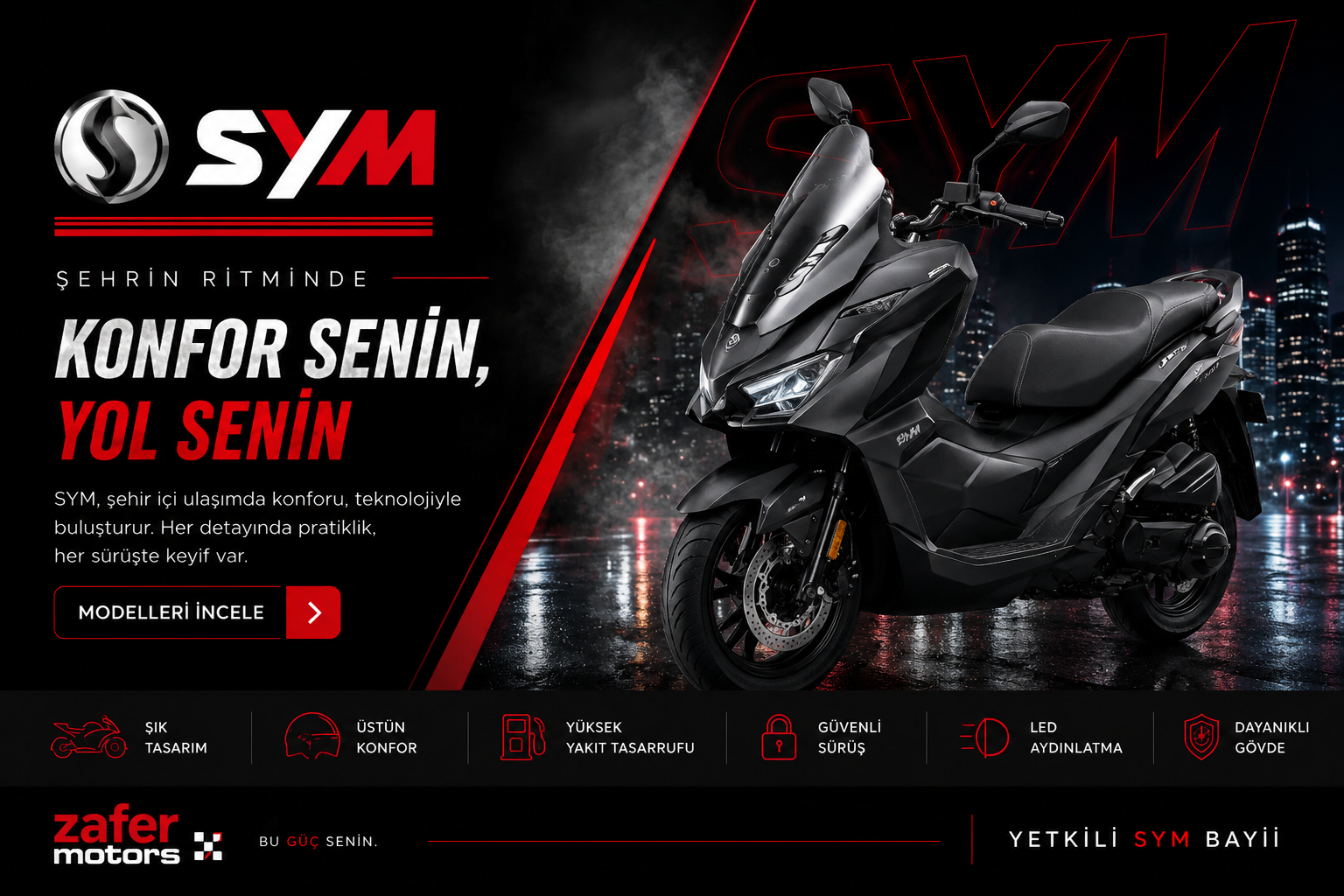 SYM ürünleri