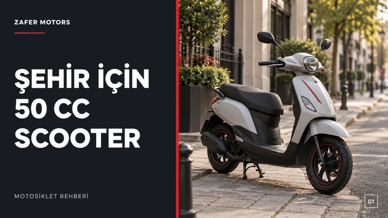 Zafer Motors Rehberi: Şehir İçi Ulaşımda Neden 50cc Scooter Tercih Etmelisiniz?